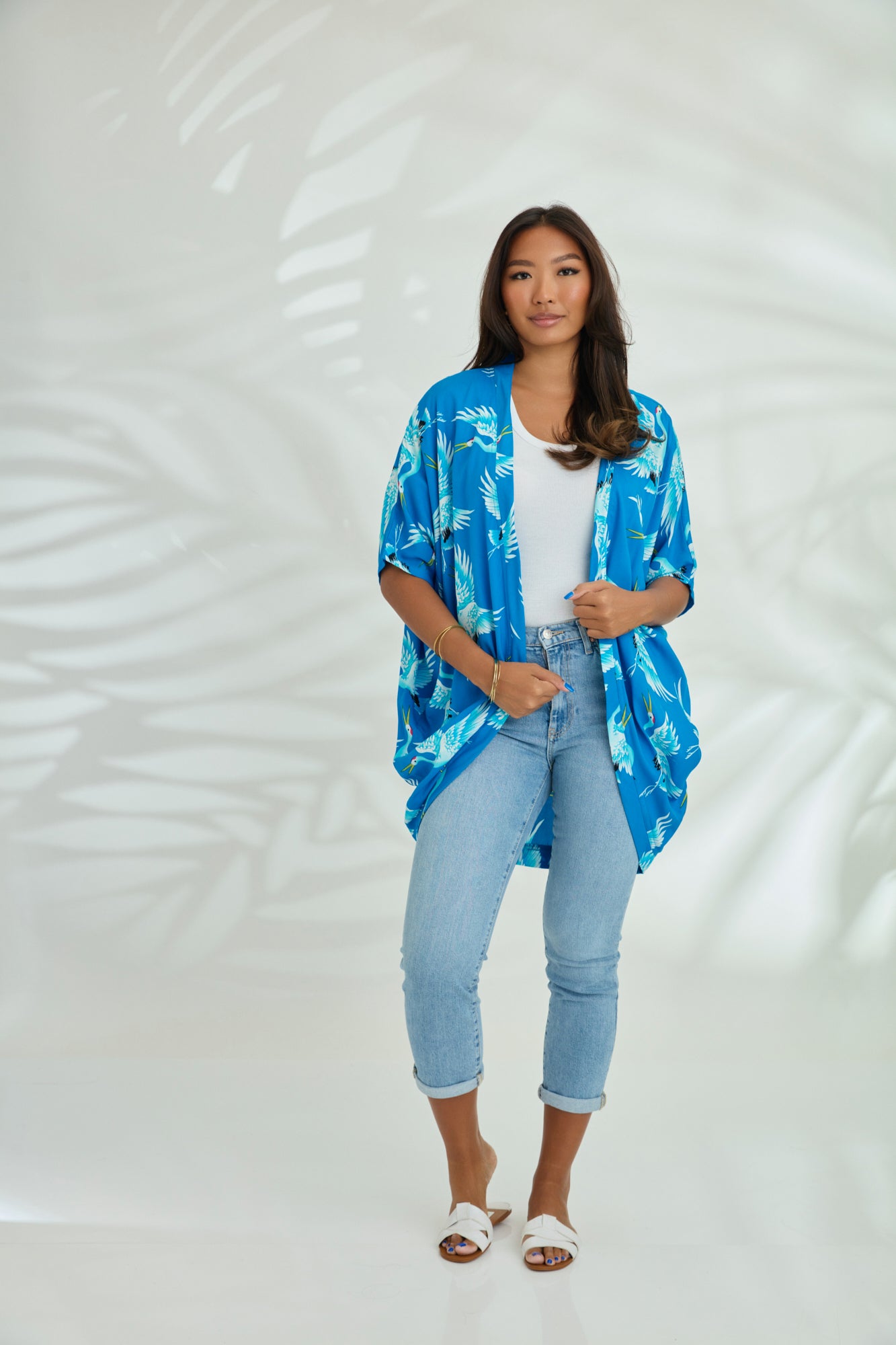 Kimono - Crane Teal