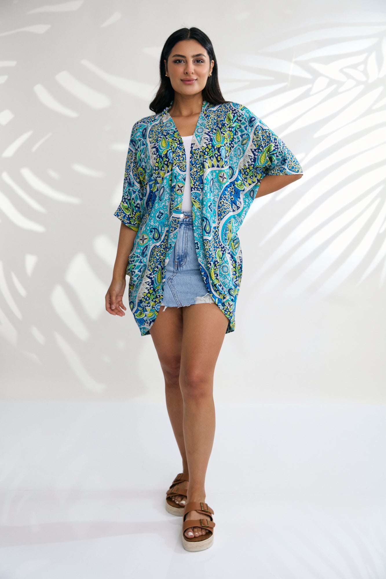 Kimono - Paisley Blue