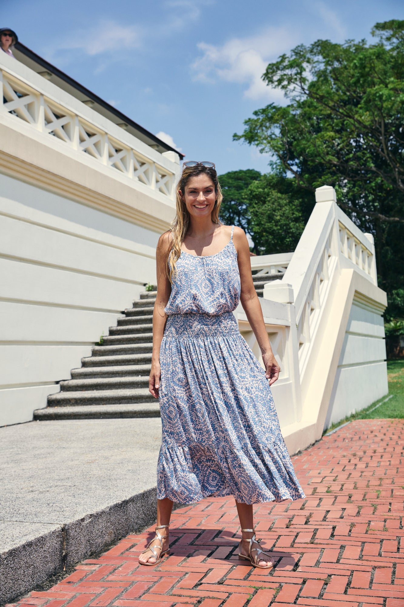 Stella Skirt - Blue Burst