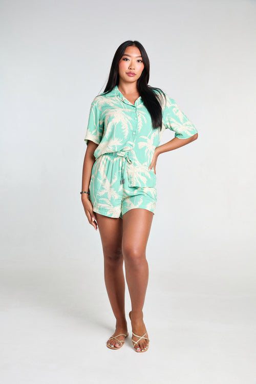 Maria Shorts Set - Palma Mint