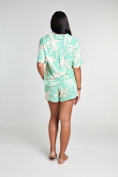 Maria Shorts Set - Palma Mint