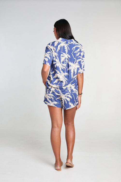 Maria Shorts Set - Palma Blue