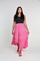 Millie Skirt - Ikat Gulabi