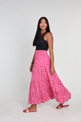 Millie Skirt - Ikat Gulabi
