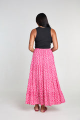 Millie Skirt - Ikat Gulabi