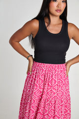 Millie Skirt - Ikat Gulabi