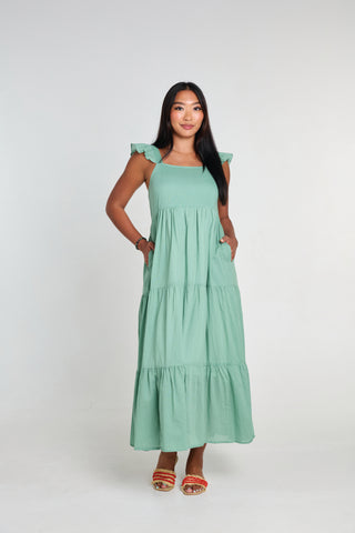 Dress Amalie - Mint Boteh