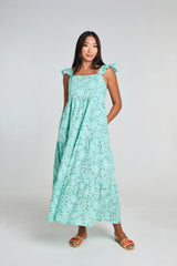 Dress Amalie - Mint Boteh