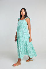 Dress Amalie - Mint Boteh
