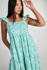 Dress Amalie - Mint Boteh