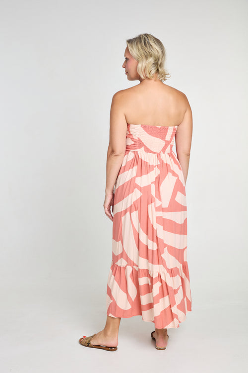 Siti Dress - Slate Peach