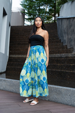 Renae Wrap Dress - Patch Leaf