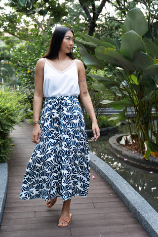Renae Wrap Dress - Patch Leaf