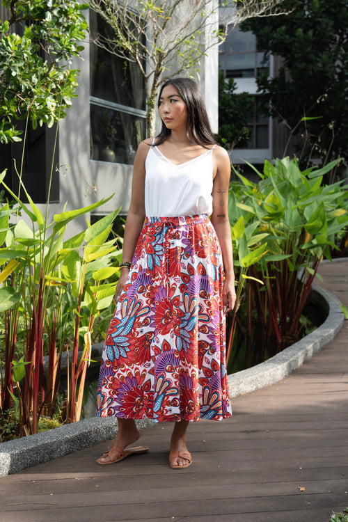 Channy Skirt - Peacock