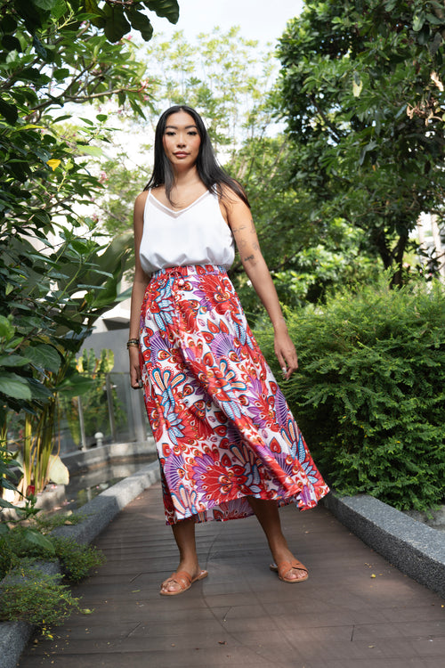 Channy Skirt - Peacock