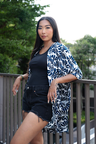 Renae Wrap Dress - Patch Leaf