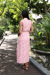 Dress Shelly - Blush Leaf
