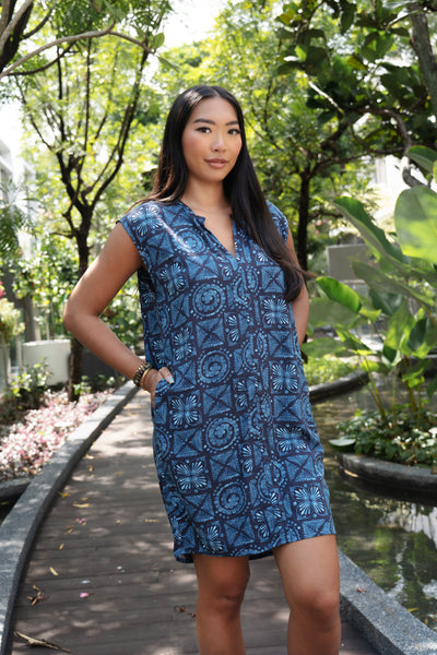 Dress Kylie - Blue Posey