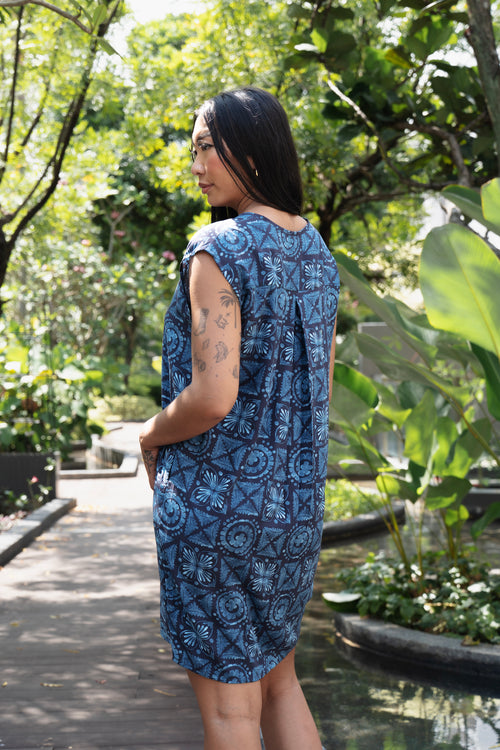 Dress Kylie - Blue Posey