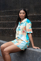 Maria Shorts Set - Beach Day