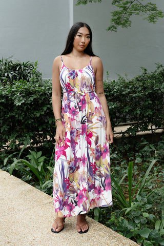 Renae Wrap Dress - Patch Leaf