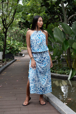 Renae Wrap Dress - Patch Leaf