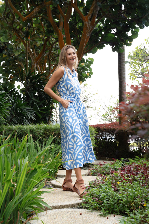 Dress Shelly - Blue Petal