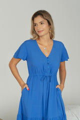 Delta Dress - Blue