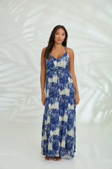 Boho Dress - Dove Navy