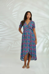 Renae Wrap Dress - Meadow Green