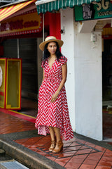 Nelly Dress - Getty Red
