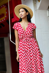 Nelly Dress - Getty Red