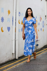 Dress Mia - Blue Tropical
