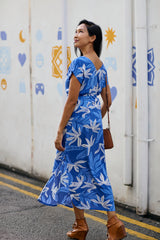 Dress Mia - Blue Tropical
