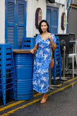 Dress Mia - Blue Tropical