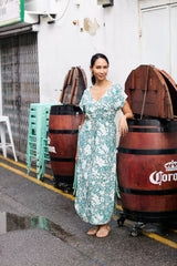 Dress Mia - Sage Flower