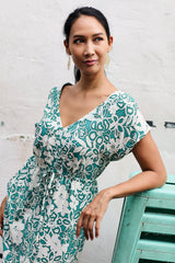Dress Mia - Sage Flower