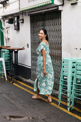 Dress Mia - Sage Flower