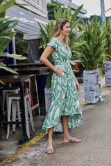 Nelly Dress - Green Garden