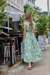 Nelly Dress - Green Garden