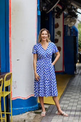 Delta Dress - Getty Blue