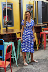 Delta Dress - Getty Blue