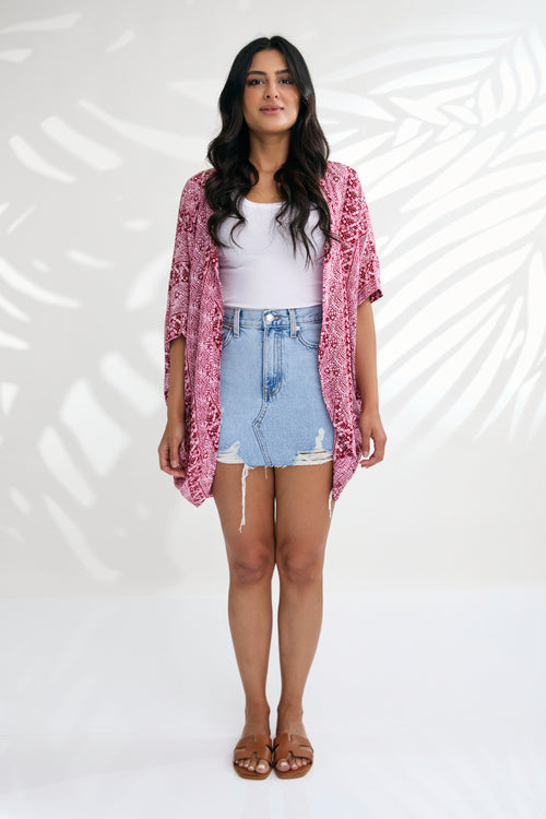 Kimono - Red Flare