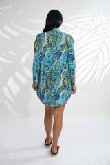 Kimono - Paisley Blue