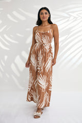 Maxi with belt - Maui Beige
