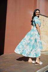 Renae Wrap Dress - Indy Mint