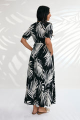 Renae Wrap Dress - Maui Black