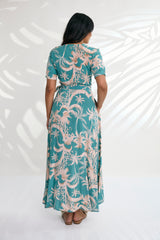Renae Wrap Dress - Indy Mint