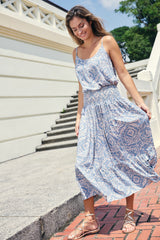 Poppy Top - Blue Burst