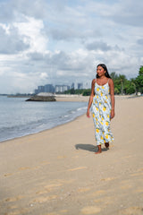 Maxi with belt - Limoncello